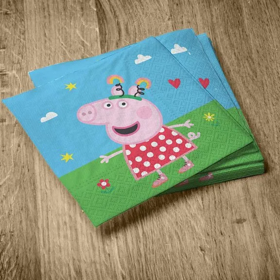 Peppa Pig Servietten 33 cm, 20 Stück