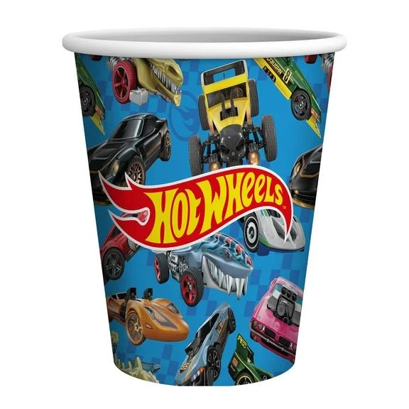 Hot Wheels Becher 250 ml, 8er-Pack