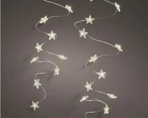 Micro LED Sternenlichterkette Batterie betrieben
