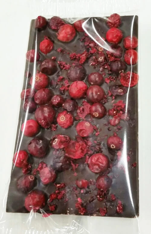 Bio Cranberry-Dunkle Schokolade-Criollo 79% (Dammenberg)