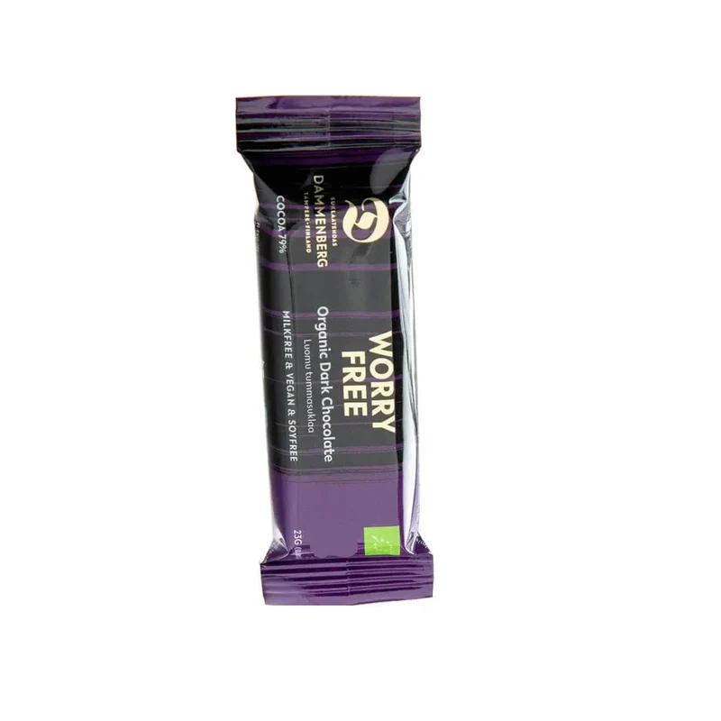 Bio Zartbitterschokoladensnack Criollo - Worry free 79% (Dammenberg)