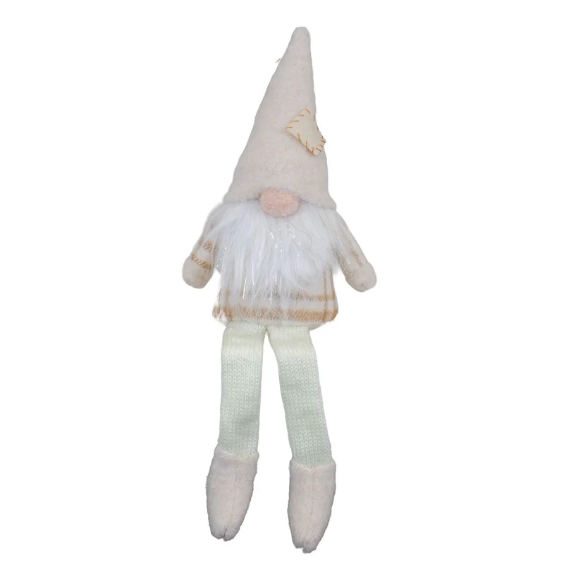 Weihnachtswichtel 20cm(35cm) Kantenhocker 2 Designs sitzend, 2 Stück | Weihnachtsdekoration