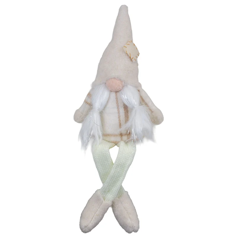 Weihnachtswichtel 20cm(35cm) Kantenhocker 2 Designs sitzend, 2 Stück | Weihnachtsdekoration