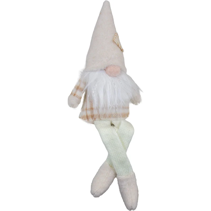 Weihnachtswichtel 20cm(35cm) Kantenhocker 2 Designs sitzend, 2 Stück | Weihnachtsdekoration