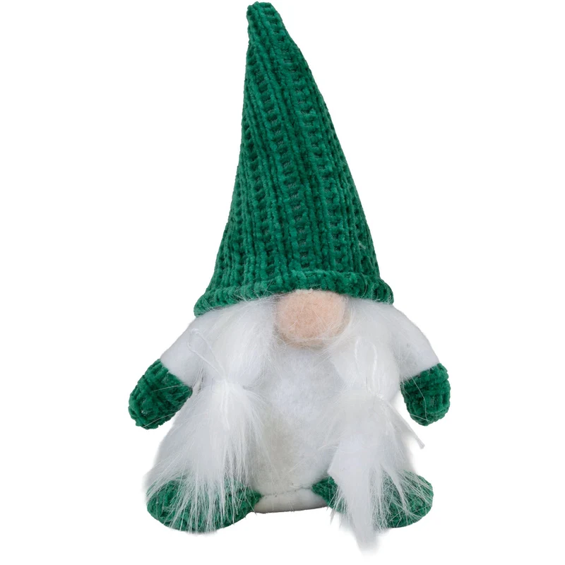Weihnachtswichtel 14 cm, 4 Designs, sitzend, 4 Stück | Weihnachtsdekoration