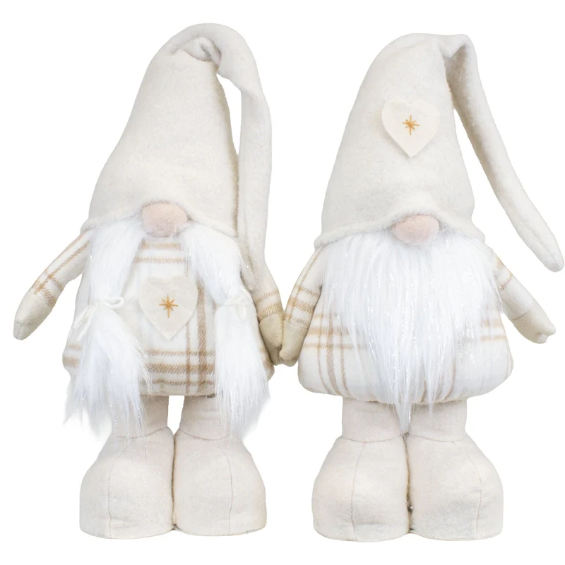 Weihnachtswichtel mit Teleskopbeinen 45–66cm(60-80cm), 2 Designs | Weihnachtsdekoration