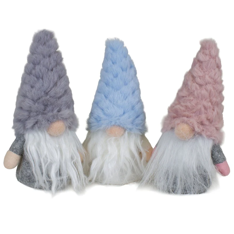 Weihnachtswichtel stehend 15 cm – 3 Designs mit süßen Zipfelmützen & liebevollen Weihnachtsdetails