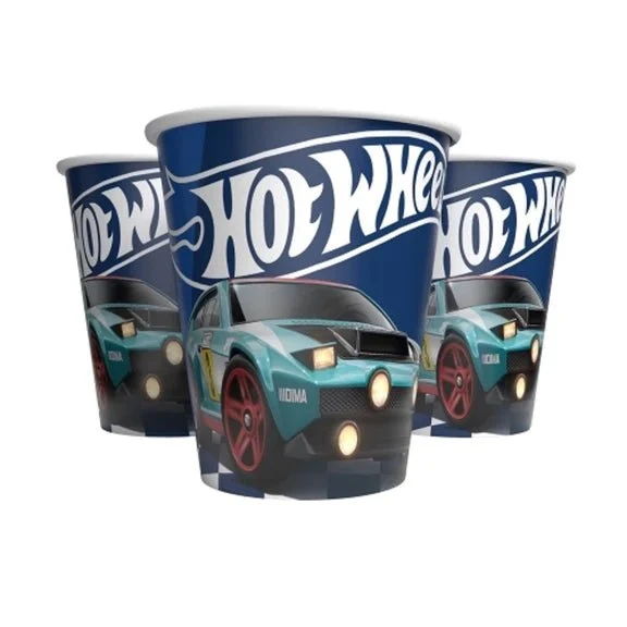Hot Wheels-Becher 250 ml, 8er-Set