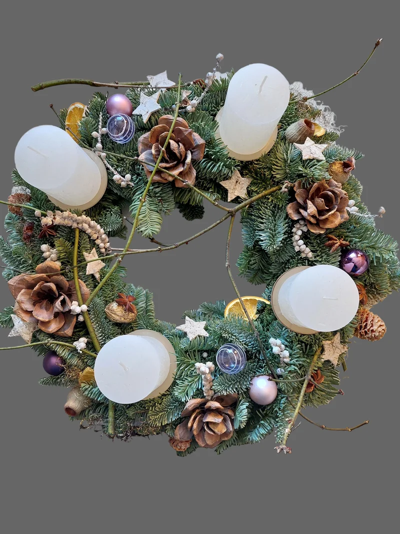 Adventskranz "Blüten"