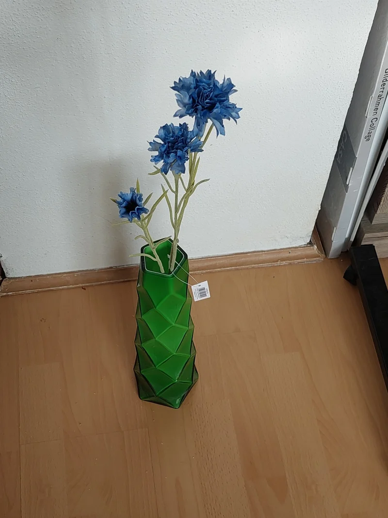 Seidenblumen "Kornblume"