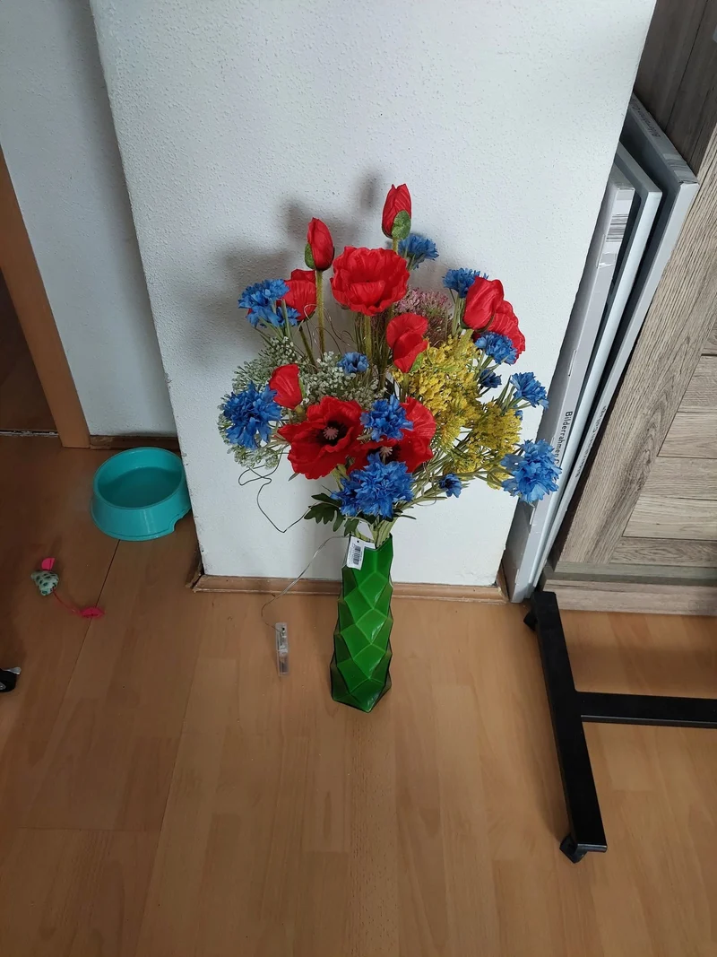 Seidenblumen "Kornblume"