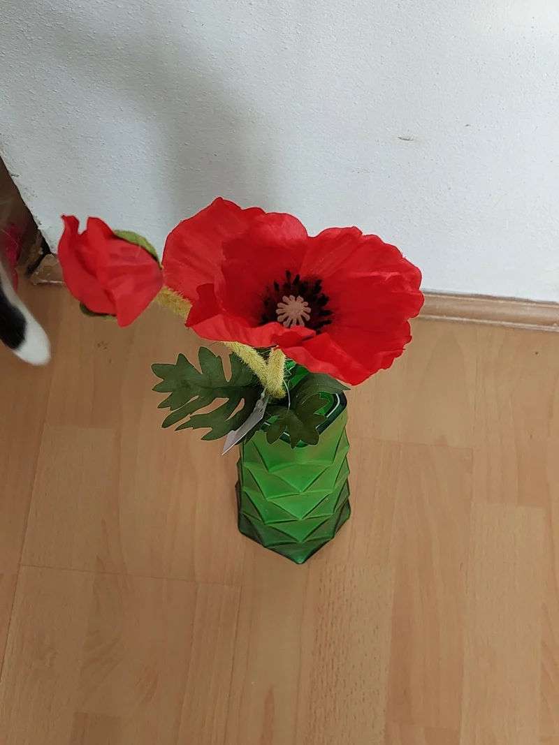Seidenblumen "Mohn"