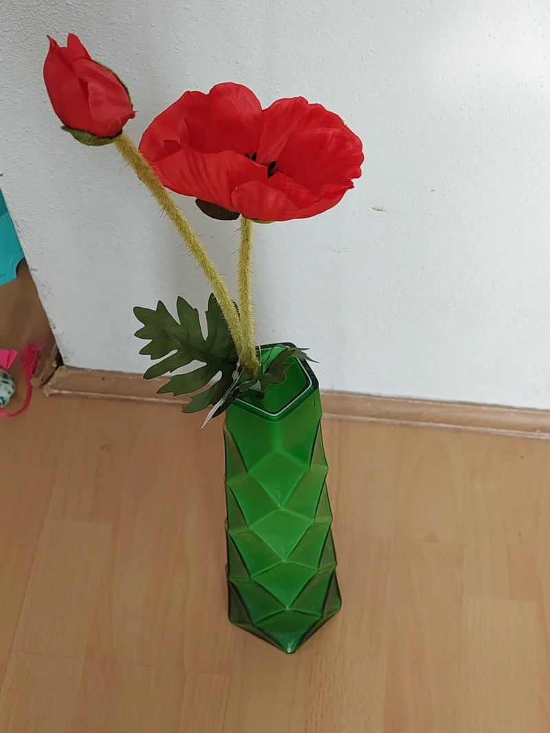 Seidenblumen "Mohn"