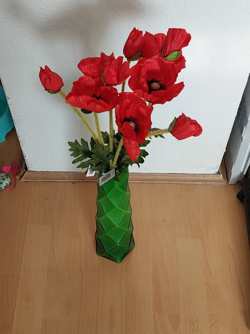 Seidenblumen "Mohn"
