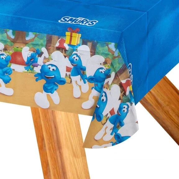 Schlümpfe-Tischdecke 1,8 m