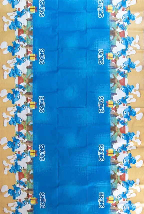 Schlümpfe-Tischdecke 1,8 m