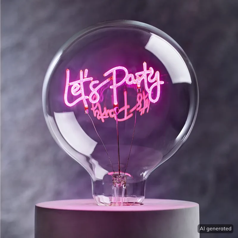 BRIGHT LIGHT LED-Glühlampe Let's Party