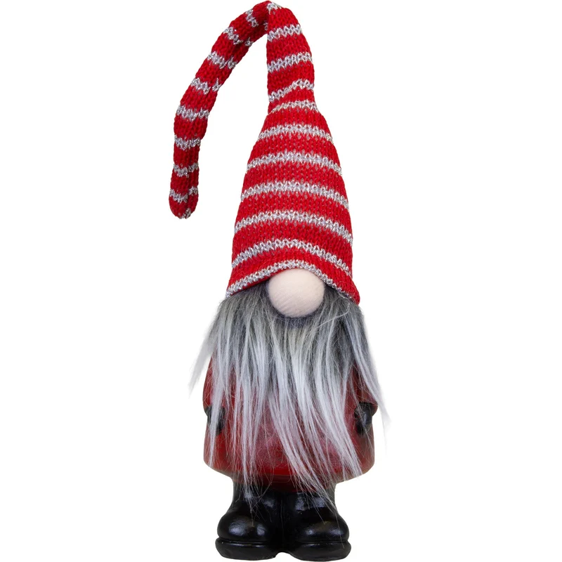 Weihnachtswichtel 4er Set stehend 23cm(31cm) – 4 Designs, mit langen Zipfelmützen