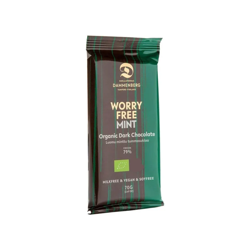 Bio Zartbitter - Worry free Minze 79% (Dammenberg)