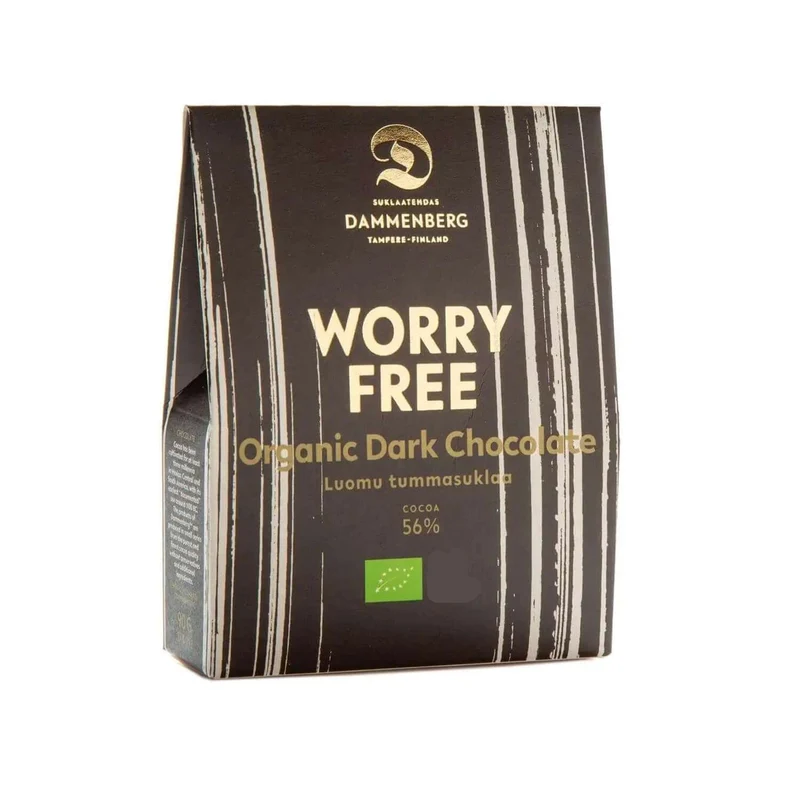 Bio Dunkle Schokoladentaler - Worry free 56% (Dammenberg)