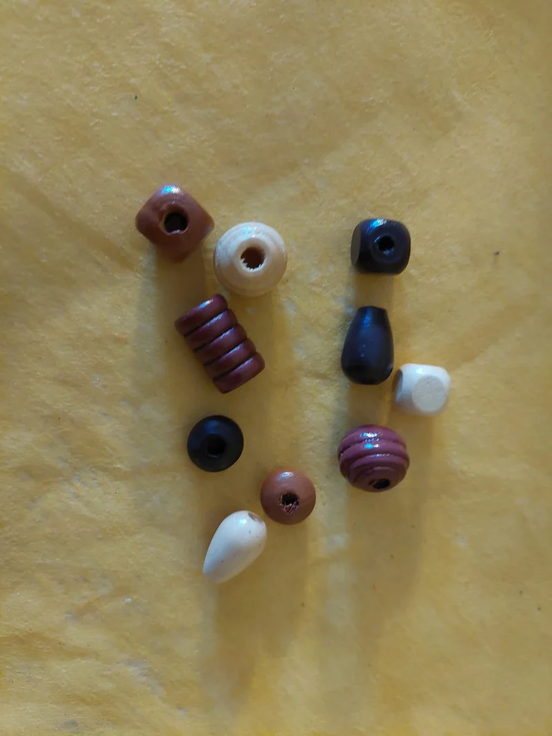 Holzperlen 3 Farben