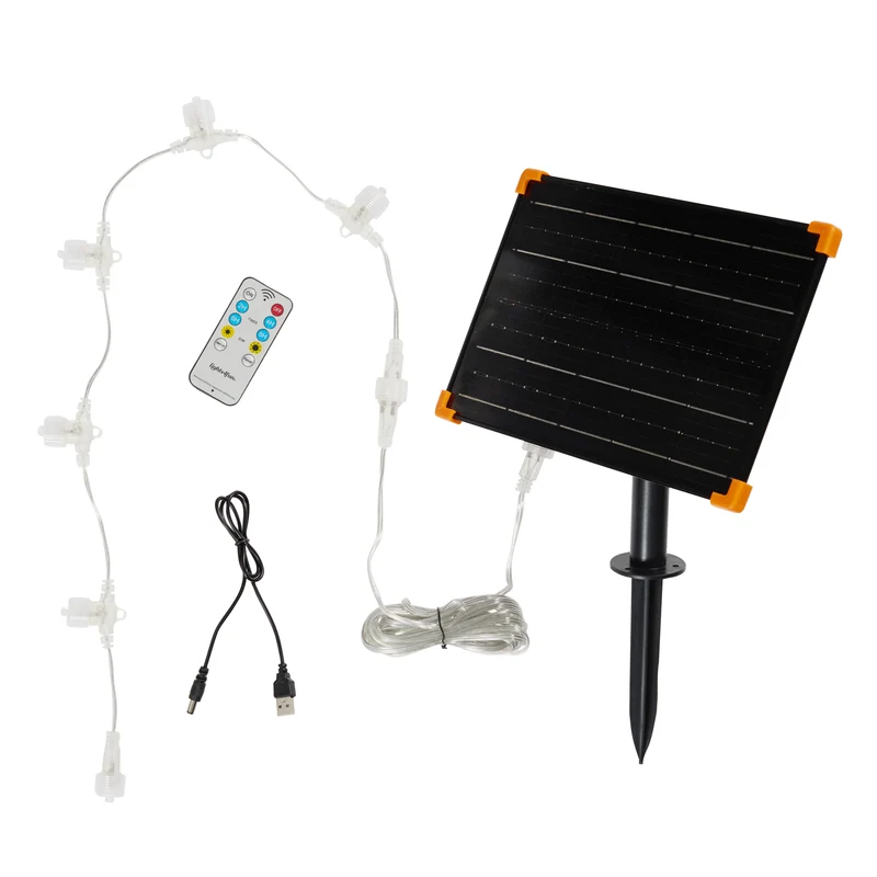 Bicolor Solar-LED-Rentier Hirsch XL Swinsty aus Acryl