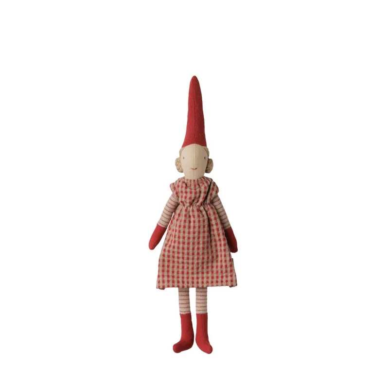 Maileg Pixy, Größe 1 - Mädchen - Rotes Kleid