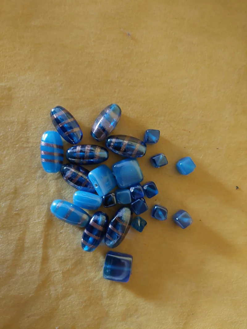 Perlen "gestreift"