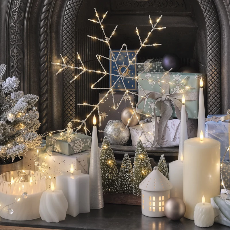 3er Set TruGlow® LED-Votivkerzen in Elfenbein mit Fernbedienung