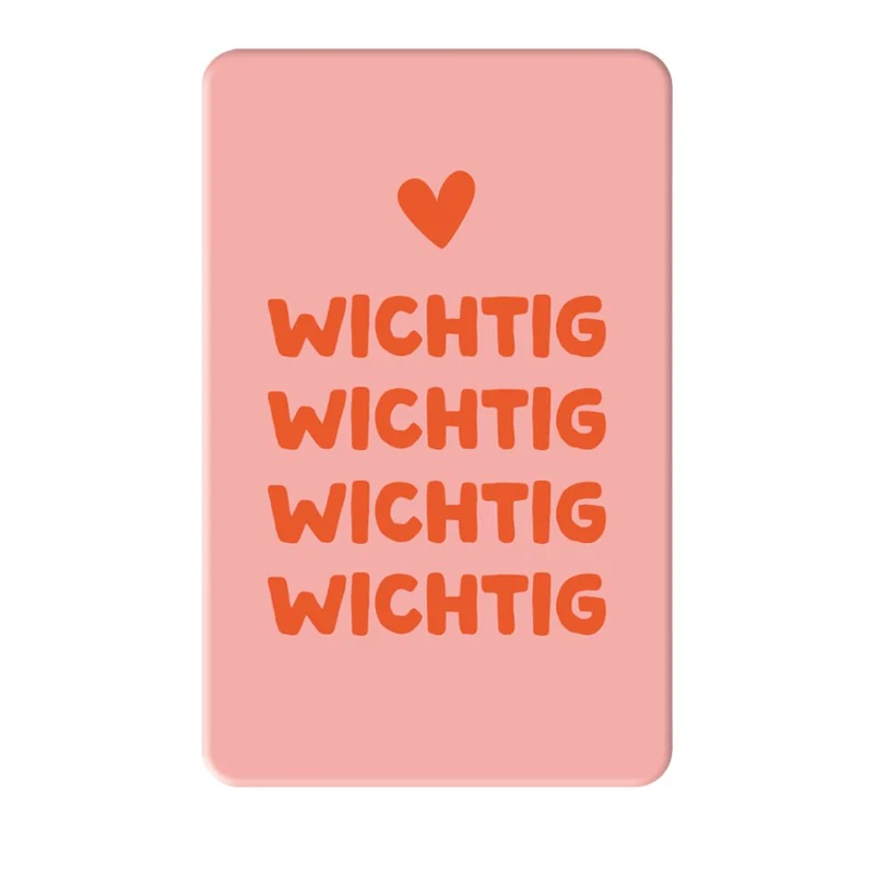Magnet knall & bunt Wichtig