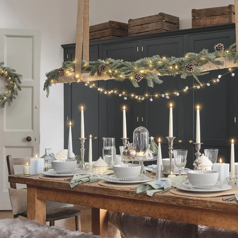 3er Set TruGlow® LED-Kegelkerzen in Silber Ombré mit Fernbedienung