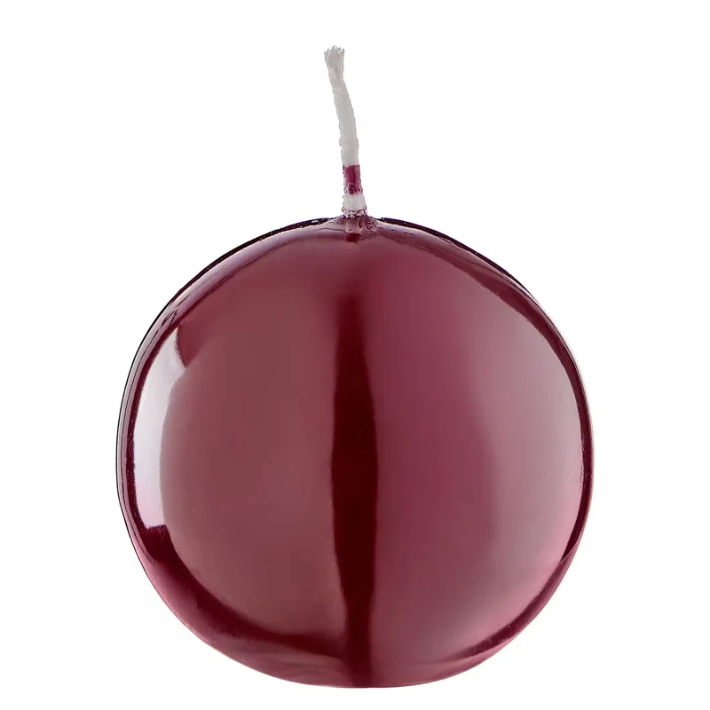 BUBBLES Kugelkerze glossy 6er-Set