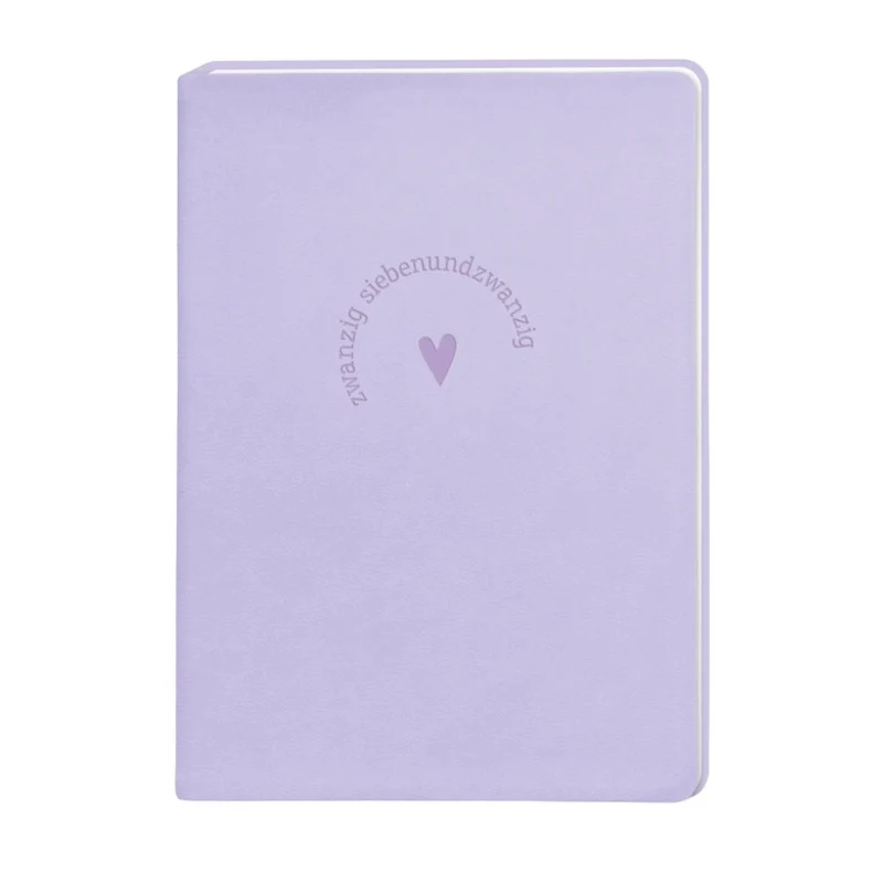 Terminplaner Lederlook 2027 Lavender