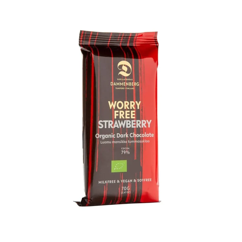 Bio Zartbitter - Worry free Erdbeere 79% (Dammenberg)