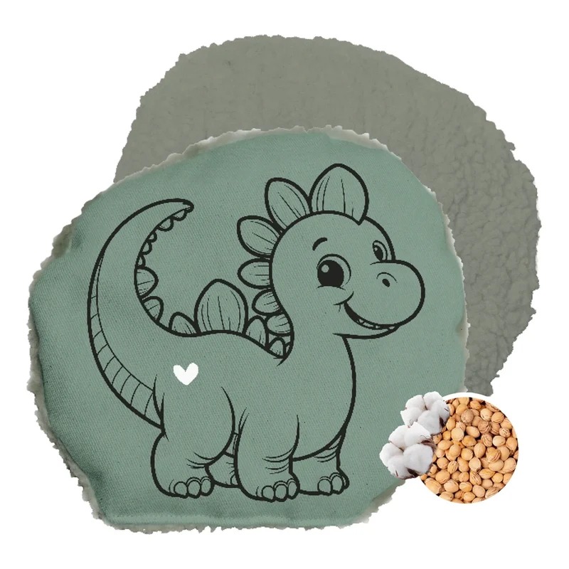 Kinder Kirschkernkissen Dino