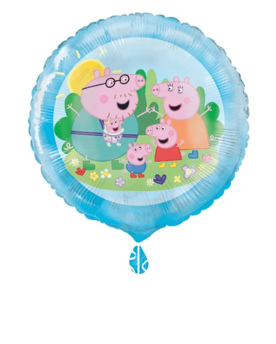 Peppa Pig Folienballon, rund