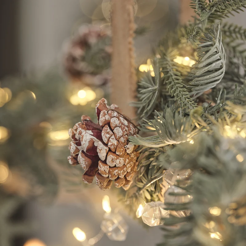 1,5 m LED-Weihnachtsgirlande Once Upon a Star mit 40 warmweißen LEDs und Timer