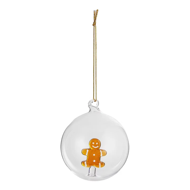 HANG ON Glaskugel Lebkuchenmann