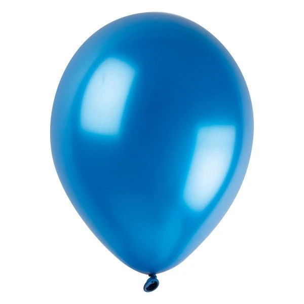 Blaue Perlenballons, 50 Stück