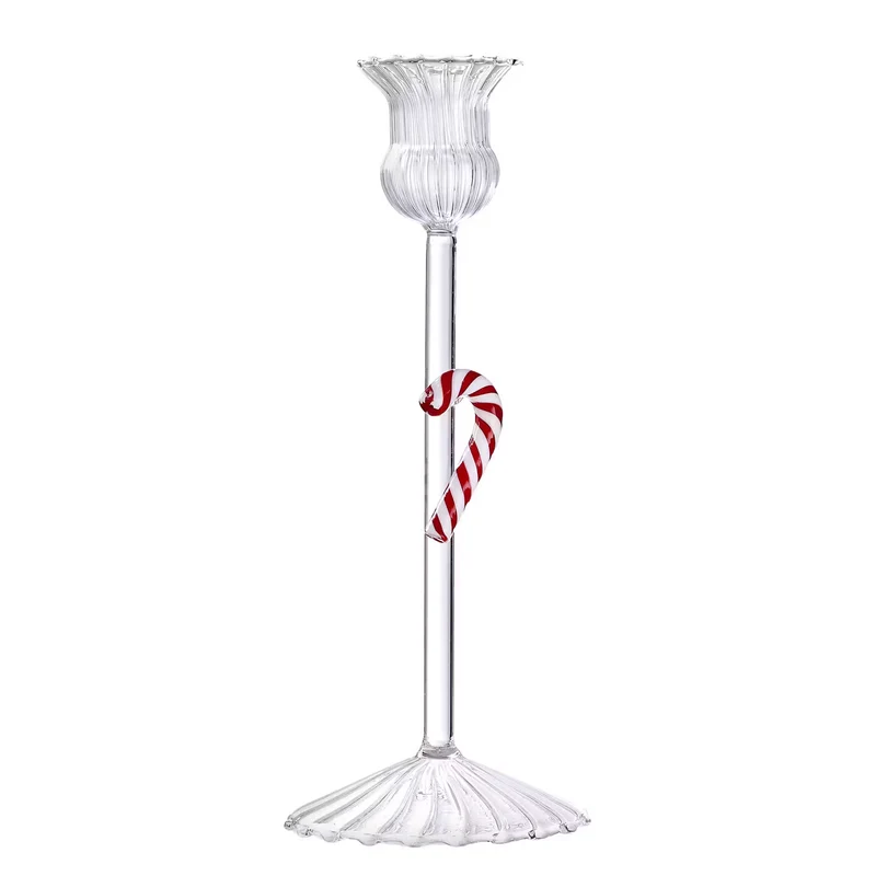 MERRY & BRIGHT Kerzenhalter für Stabkerze Candy Cane