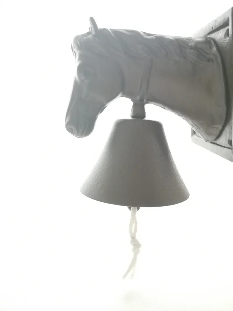 Türglocke Pferd aus Gusseisen