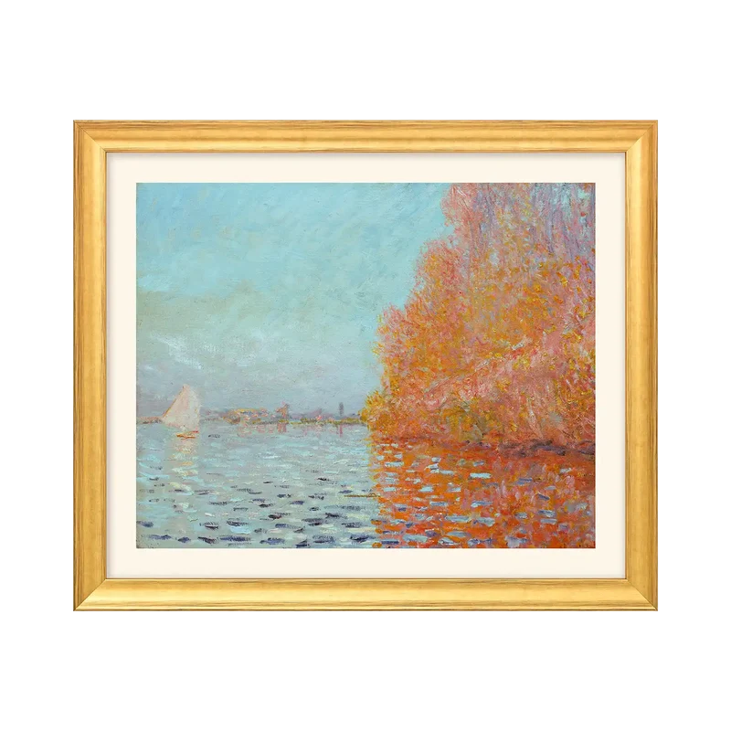 Bild "Die Bucht von Argenteuil mit einem Segelboot" (1874)