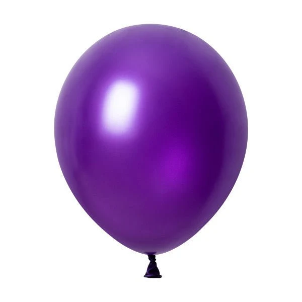 Lila Perlenballons, 30 cm, 50 Stück
