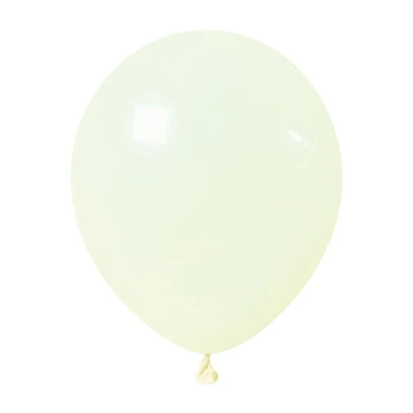 Pastellgelbe Luftballons, 30 cm, 50 Stück