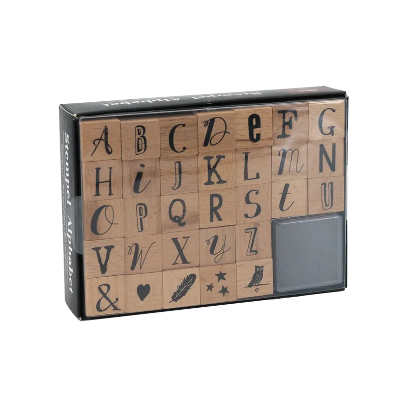 Buchstaben-Stempel für Kinder