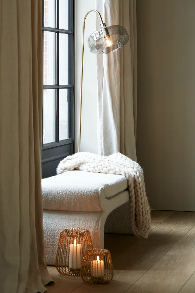 Stehleuchte SOLNA antik bronze+Rauchglas