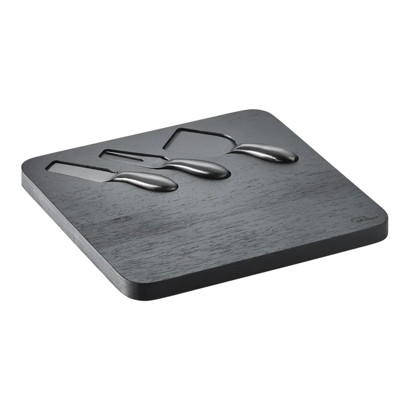 Holzbrett für Käse mit Messer