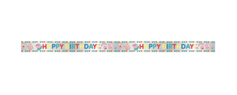 Peppa Pig „Happy Birthday“-Banner