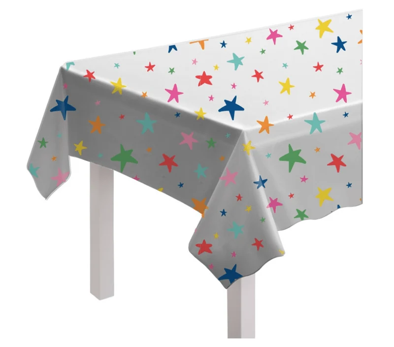 Bunte Sterne – Tischdecke 2,13 m