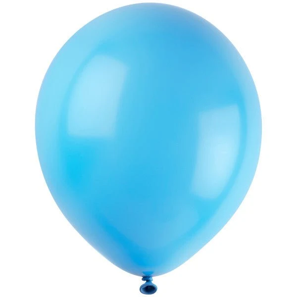 Hellblaue Luftballons, 30 cm, 50 Stück